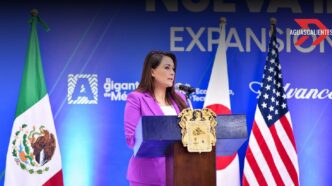 Tere Jiménez encabezó la inauguración de la expansión de la planta japonesa Advanced Composites México
