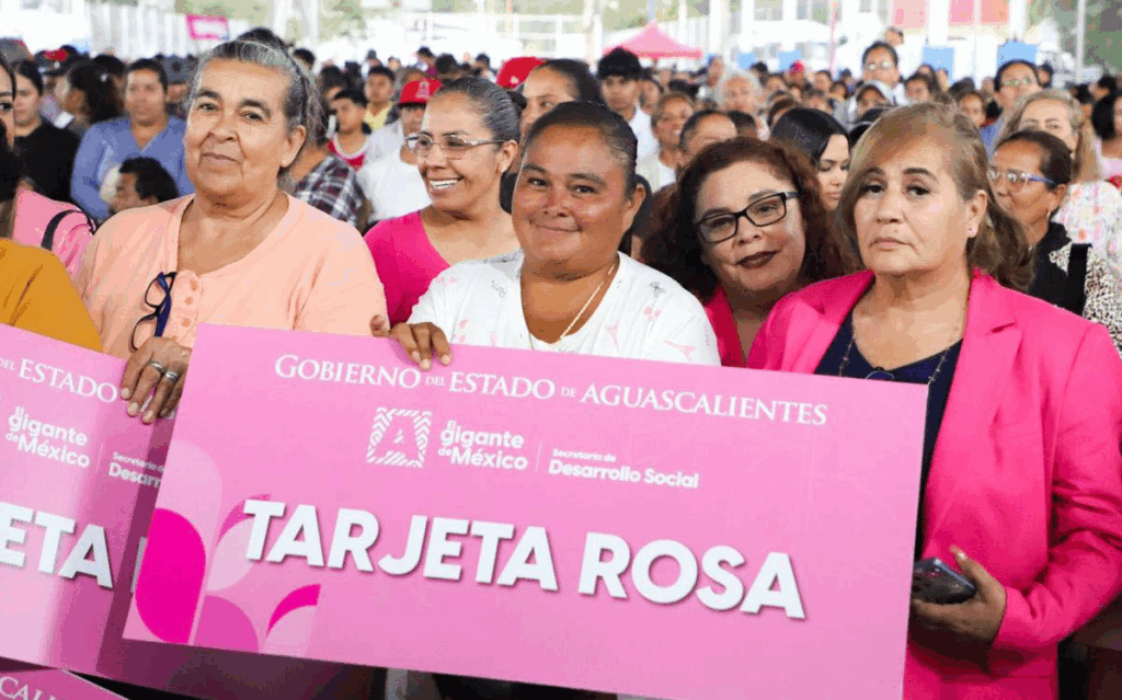 Tarjeta rosa Aguascalientes